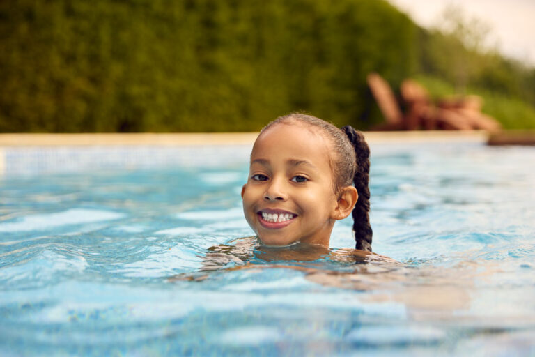 portrait of smiling girl on summer holiday having 2023 11 27 05 09 36 utc